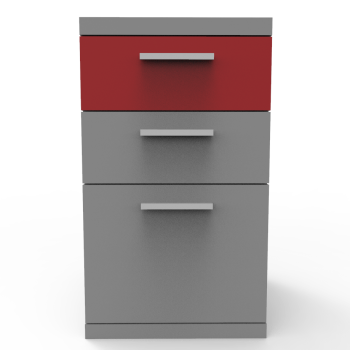 3 Drawer pedistal front - Web